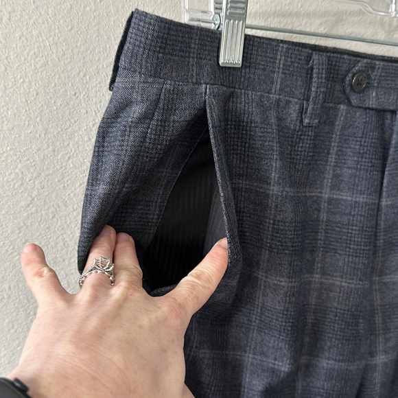 NWT Ralph Lauren Charcoal Classic Fit Men's Dress Pants ULTRAFLEX 34W x 30L - Picture 4 of 16